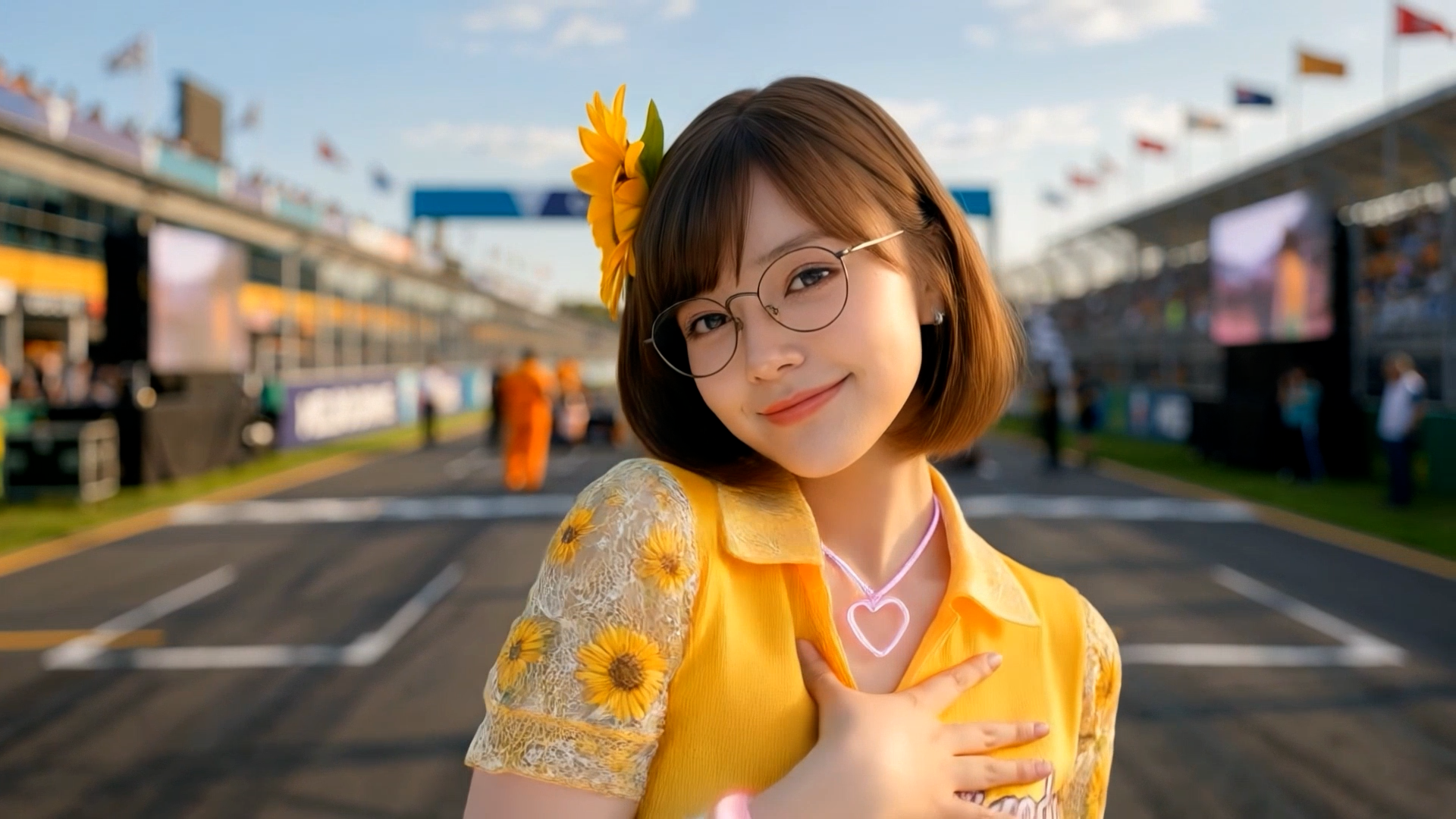Coprock Miles Arden, Cop-chan, Candy Pop leader and race engineer for Atlas GP